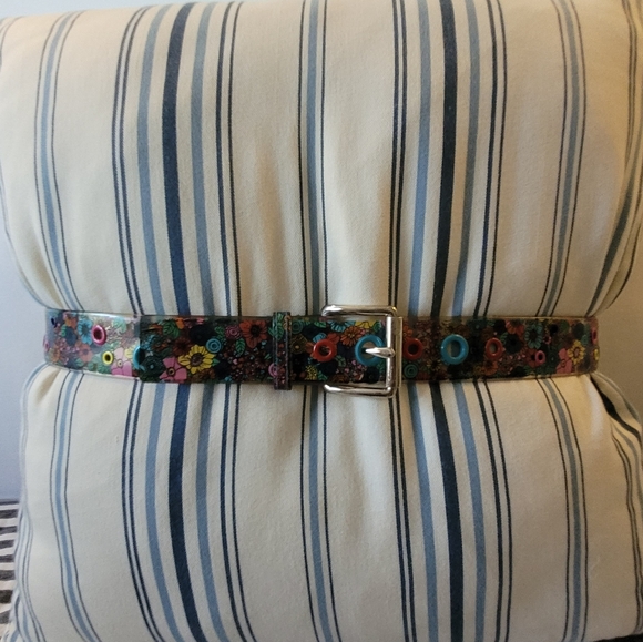 Floral Multicolor Belt - Picture 2 of 11